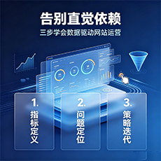 天山建站-告别直觉依赖：三步学会数据驱动网站运营