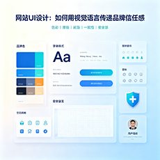 乌鲁木齐市建站-网站UI设计：如何用视觉语言传递品牌信任感